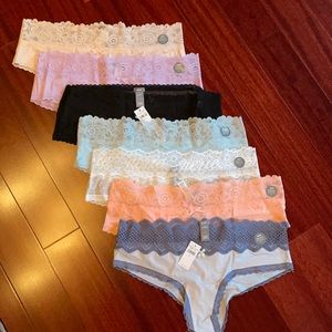 NWT Aerie cheeky panties size L 7 colors
